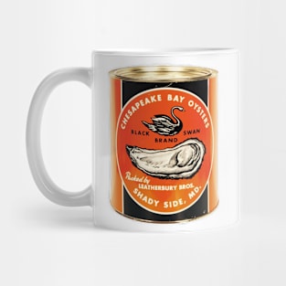 Chesapeake Bay Oysters: Retro advertising Mug